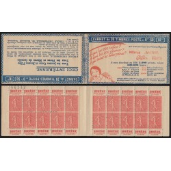 Carnet n°199-C 66, Sphère, série 201, neuf ** sans charnière - TB