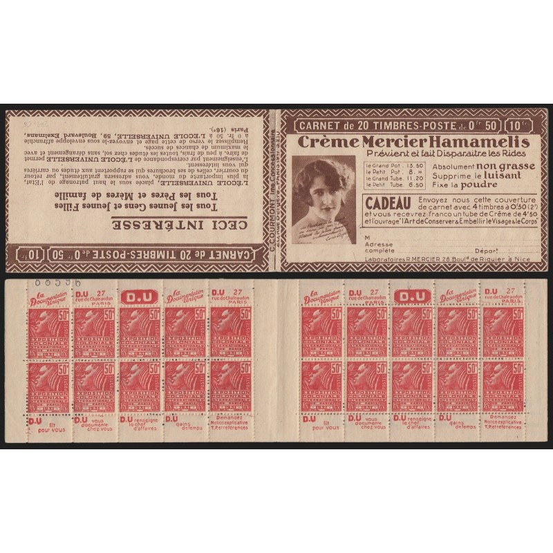Carnet n°272-C 6, Fachi, DU/DU/DU/DU, série 210, neuf ** sans charnière - B/TB