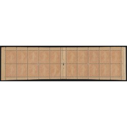 Carnet n°135-C 1, Semeuse chiffres maigres 1906, 10c rouge, neuf ** - B/TB