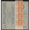 Carnet n°235-CP 1, 25c brun-jaune, Le Philopode, neuf ** , Certificat - SUPERBE