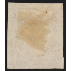 n°3, Cérès 1849, 20c noir sur jaune, oblitéré grille noire - TB