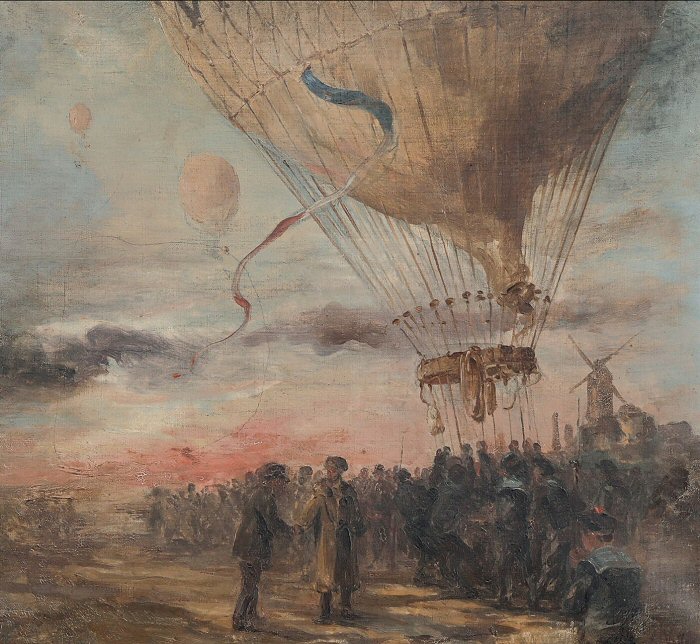 Huile sur toile, 33,4 x 39,8 cm, signée en bas à droite, ANTOINE VOLLON (1833-1900)