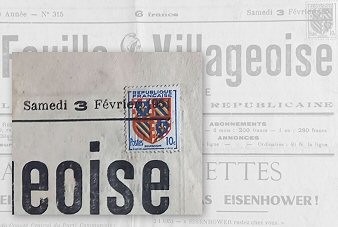 Annulation typographique d’un journal en 1951 Annulation typographique d’un journal en 1951