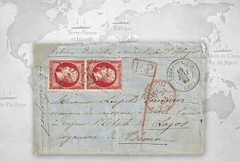 L’acheminement du courrier pour la flotte des Côtes occidentales d’Afrique sous le Second Empire